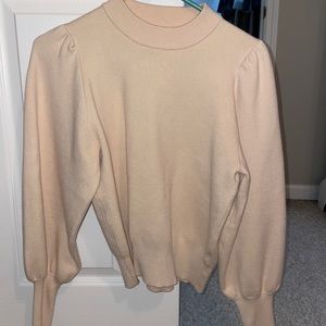Zara sweater with puff sleeves